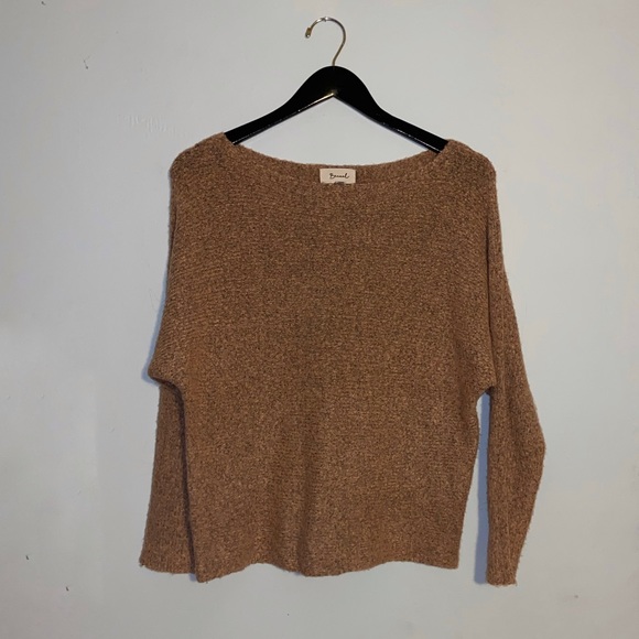 Mauve off the shoulder sweater - Picture 1 of 3